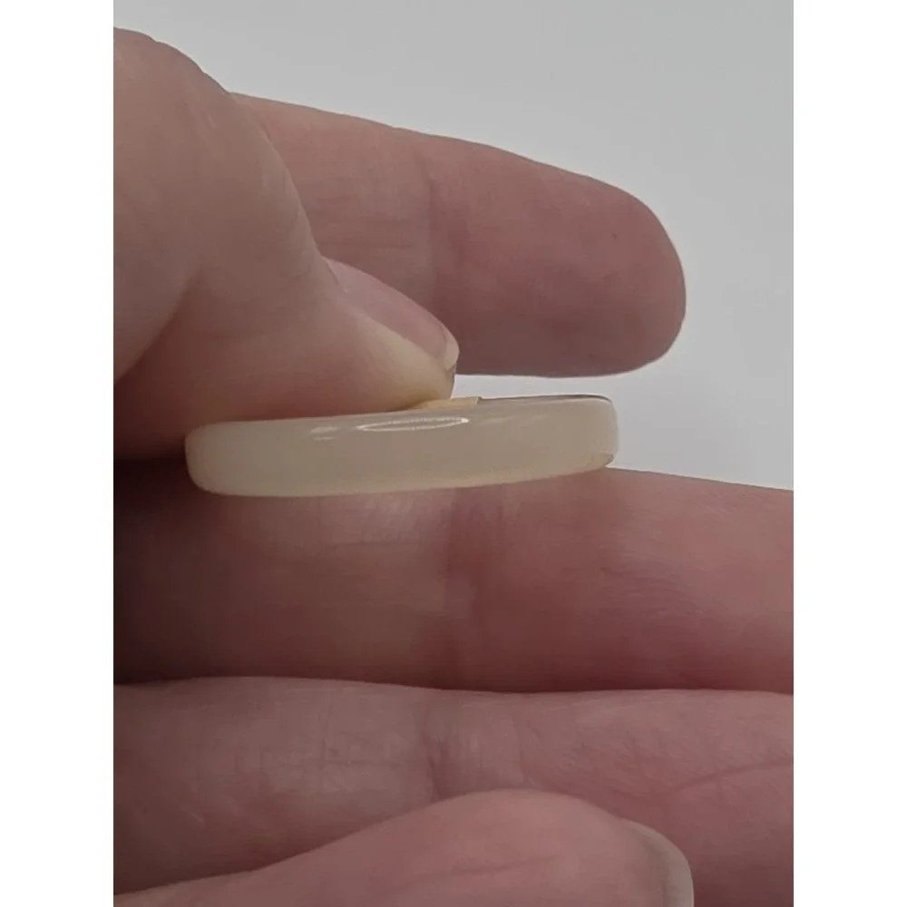 Translucent Orange Plastic Ring Size 6